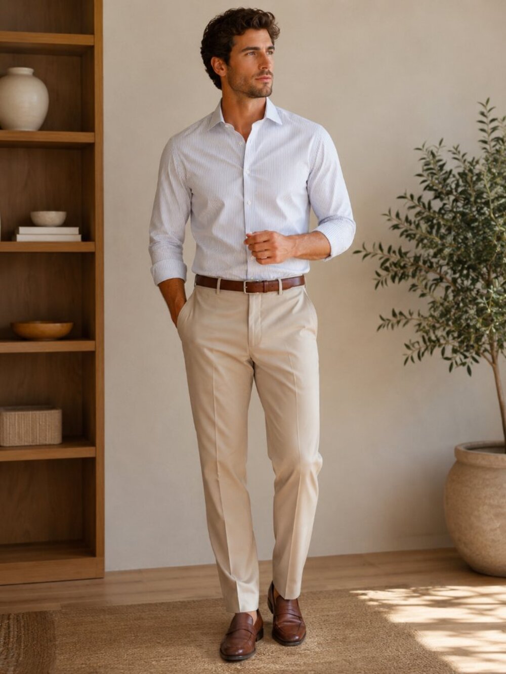 Eventi brand new striped shirt